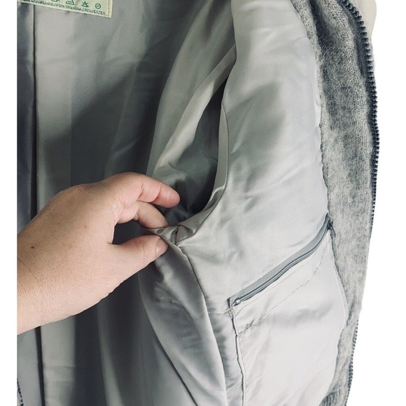 Spelana Scandinavian Wool Full Zip Coat Womens SM Made in Ireland NWT Vintage - Picture 9 of 11